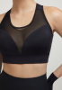 Топ Fitness mesh Black