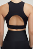 Топ Fitness mesh Black