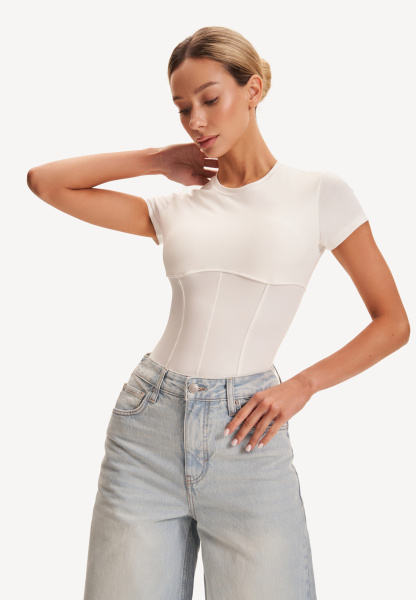 Боди Trendy White