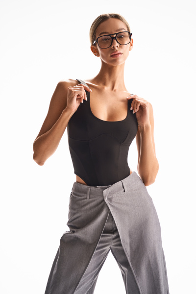 Боди Emily short black