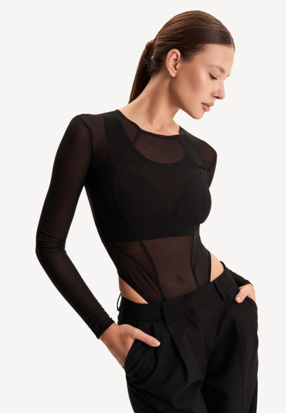 Боди Mesh black