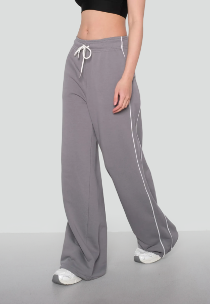 Брюки из футера «Sports club» Dark Grey