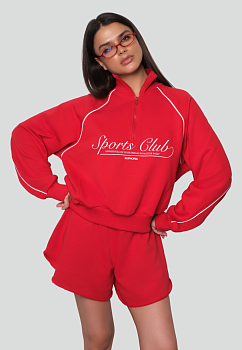 Костюм с шортами свободного кроя